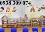 Kệ gỗ mầm non Montessori kệ gỗ mầm non nhiều mẫu chất lượng cao