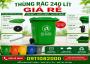 Cung cấp thùng rác phân loại giá rẻ tại an giang- thùng rác màu phân loại- lh 0911082000
