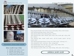 Khớp nối mềm inox nối bích, khớp chống rung, ống nối mềm inox 304