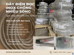 Dây điện bọc inox chống nhiễu, Gia công đan lưới inox cho dây điện
