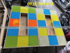 Bàn xếp lego trẻ em, bàn chơi lego cho bé , bàn lego xếp hình cho trẻ em