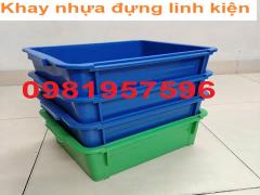 Thùng nhựa đặc A3 đựng phụ tùng, linh kiện trong các nhà xưởng