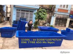 Thùng nhựa nuôi cá cảnh 2000 lít Lhe 0967788450 Ngọc