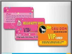 In thẻ VIP bằng nhựa pvc cao cấp giá rẻ