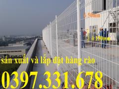Lưới thép hàng rào phi 5 A(50x150mm); Hàng rào lưới thép