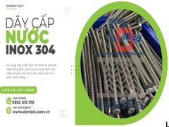 Dây cấp nước mềm máy nước nóng lạnh inox 304 phi 21