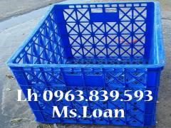 Sóng nhựa 8 bánh xe đựng vải may mặc / 0963.839.593 Ms.Loan