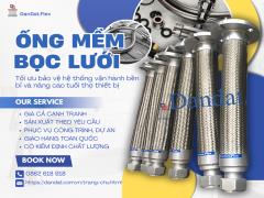 Ống Mềm Dẫn Hơi Chịu Nhiệt Và Ống Chống Rung Máy Nén Khí