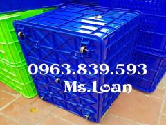 Thùng nhựa bít 5 bánh xe, thùng đựng dụng cụ, nguyên vật liệu / 0963 839 593 Ms.Loan