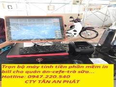 Bán máy tính tiền cảm ứng cho quán cefe ở Bình Dương