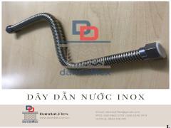 Dây dẫn nước mềm máy nóng lạnh inox 304 phi 21, ống dẫn nước