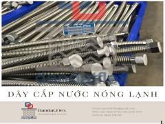 Dây cấp nước dạng lò xo dài 30, 40, 60cm dùng cho bình nóng lạnh, vòi chậu