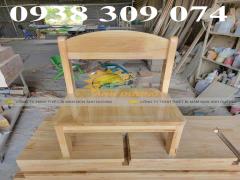 Bàn gỗ mầm non, ghế gỗ mầm non, bàn ghế gỗ nhà trẻ