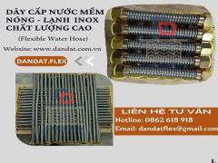 Dây cấp nước mềm inox bình nóng lạnh chịu nhiệt chịu áp phi 21