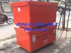 Thùng đá hoa sen 300L ướp lạnh hải sản, thùng đá công nghiệp / 0963 839 593