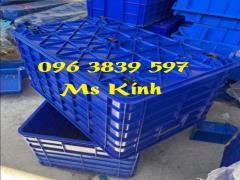 Sóng bít 5 bánh xe, thùng nhựa đặc 5 bánh xe đựng hàng hóa - 096 3839 597 Ms Kính