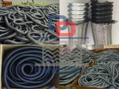 Ống ruột gà lõi thép luồn dây điện bọc nhựa pvc, ruột gà chống cháy