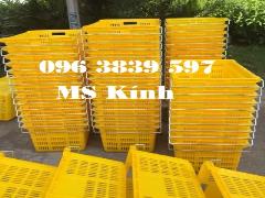 Sóng nhựa có quai sắt, sóng thanh long, sọt nhựa đựng trái cây giá rẻ - 096 3839 597 Ms Kính