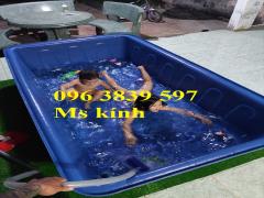 Thùng nhựa chữ nhật 1000 lít nuôi cá, đựng nước, dung môi - 0963839597