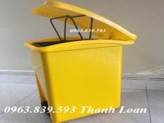 Thùng rác y tế đạp chân, thùng rác đạp chân y tế 25L