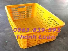 Rổ nhựa hở 3T1 kt 610 x 420 x 310 mm đựng hàng rẻ. 0963.839.593 Ms.Loan