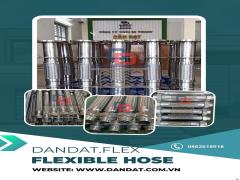 Khớp nối mềm nối ren, ống mềm inox chịu nhiệt