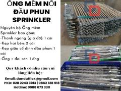 Ống mềm nối đầu phun nước chữa cháy, ống mềm Sprinkler PCCC