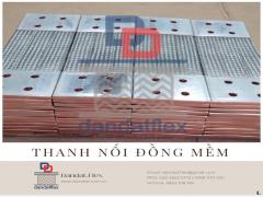 Dây đồng bện mạ thiếc thang máng cáp, Thanh cái mềm tiếp địa