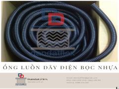 Ống luồn dây điện bọc nhựa, ống ruột gà lõi thép phi 25