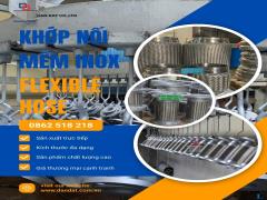 Ống mềm inox công nghiệp, khớp nối mềm inox, khớp chống rung inox, khopnoimeminox