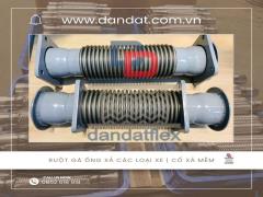 Cổ xả mềm ô tô, Pô nhún ô tô, Bô chống rung inox, Khớp nối inox
