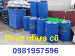Thùng phi nhựa 200 lít, phi nhựa 200l, thùng phi 200 lít, phuy nhựa 200l