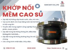 Khớp Nối Mềm Cao Su Mặt Bích: Đặc Điểm và Ứng Dụng