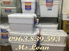 Thùng nhựa đa năng đựng đồ dùng, thùng đựng thực phẩm./ 0963.839.593 Ms.Loan