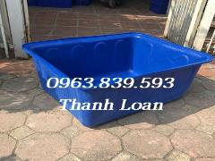 Thùng chữ nhật 300L 500L 1000L làm bể nuôi cá, khay trồng rau./ Call 0963.839.593 Ms.Loan