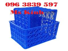 Sóng nhựa hở 8 bánh xe đựng hàng hóa may mặc giá rẻ - 096 3839 597 Ms Kính