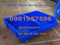 Khay nhựa đựng ốc vít nhựa nguyên sinh đập không vỡ