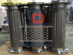 Khớp nối mềm inox công nghiệp | khớp nối mềm lắp bích