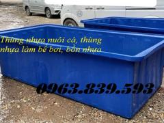 Thùng nuôi cá cảnh 1000lit, thùng nhựa nuôi cá Koi / 0963.839.593 Ms.Loan