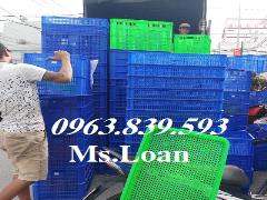 Sóng nhựa hở, rổ nhựa đựng hàng, khay đựng linh kiện rẻ / 0963 839 593