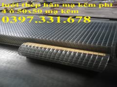 Lưới thép hàn mạ kẽm phi 4; Lưới thép hàn