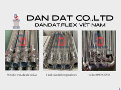 Khớp nối mềm inox rắc co ren, ống mềm inox chịu nhiệt