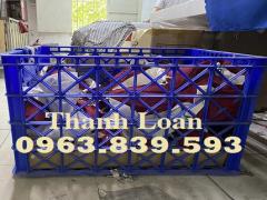 Sóng nhựa 8 bánh xe đựng vải may mặc / 0963.839.593 Ms.Loan