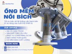 Ống Mềm Dẫn Hơi Chịu Nhiệt Và Ống Chống Rung Máy Nén Khí