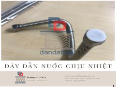 Dây dẫn nước mềm máy nóng lạnh inox 304 phi 21, ống dẫn nước