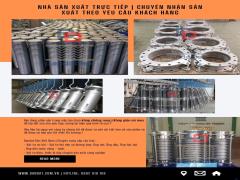 Khớp giãn nở inox, ống co giản nhiệt, mối nối mềm inox